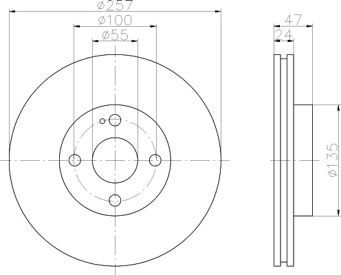 NF PARTS Bremžu diski NF1107201